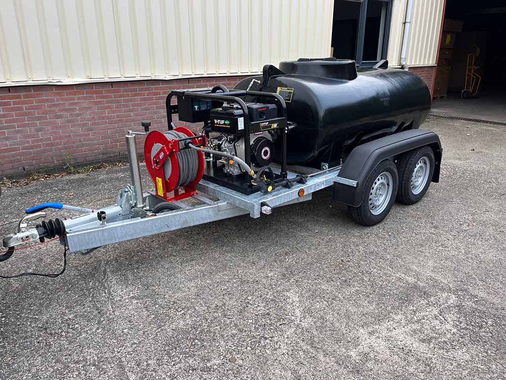 Hogedrukspuit watertank