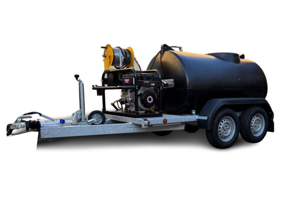 Mobiele hogedrukreiniger aanhanger 2000 liter