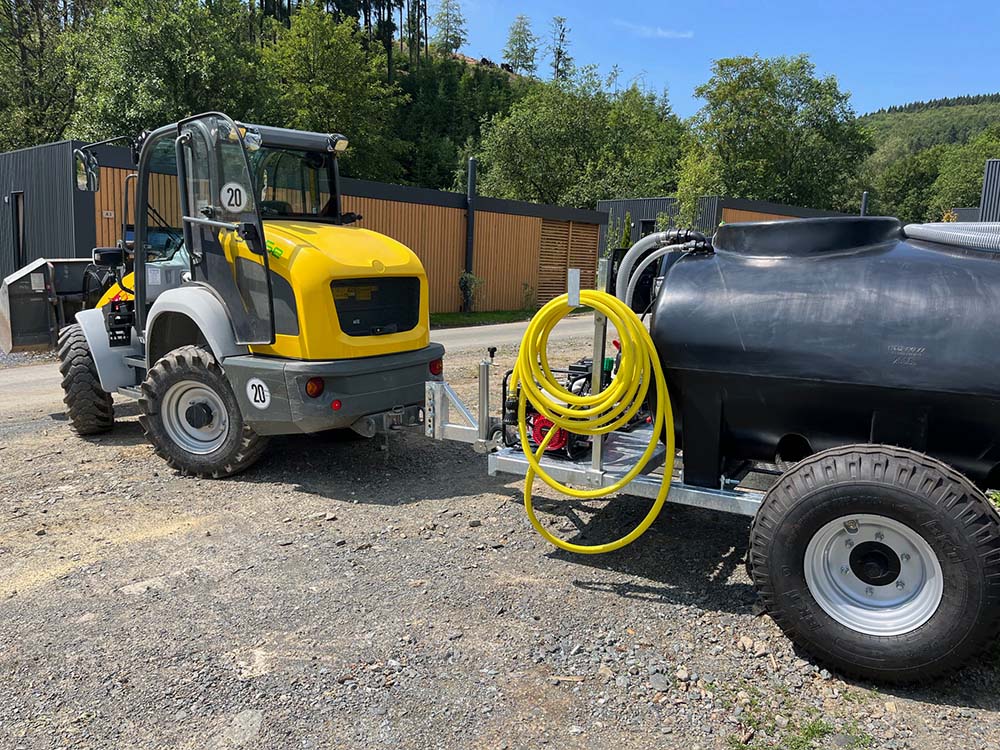 Watertankwagen hogedruk shovel